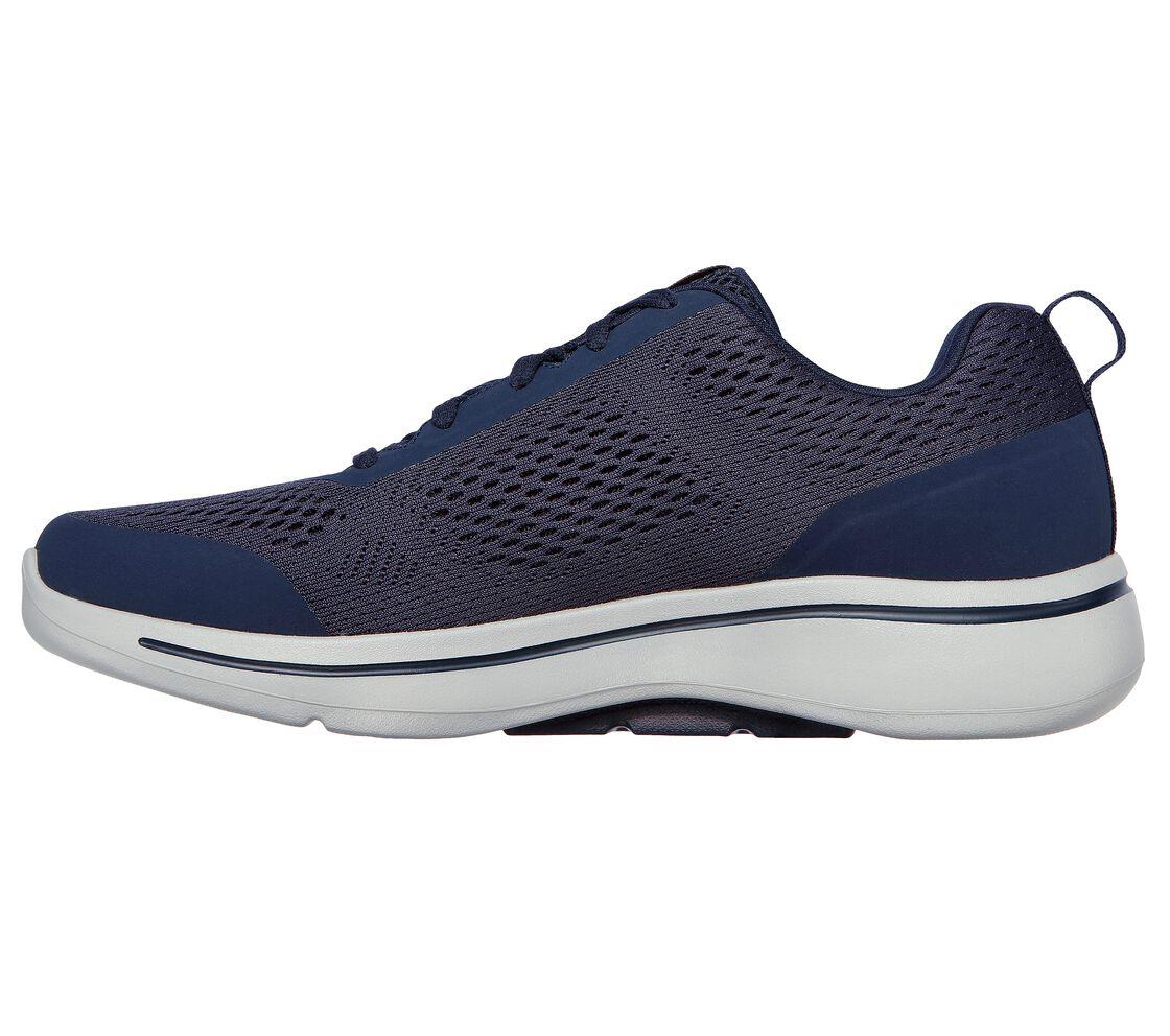 Skechers Men's GOwalk Arch Fit - Idyllic Sneaker Shoes in Navy/Gold in Size UK7 to UK15