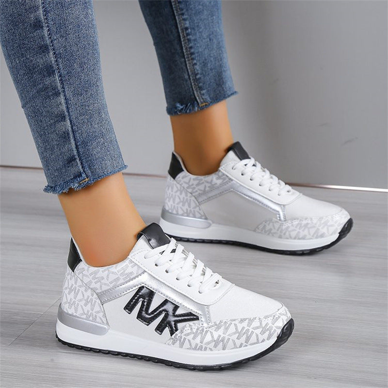New large size women's shoes casual sports shoes  color muffin