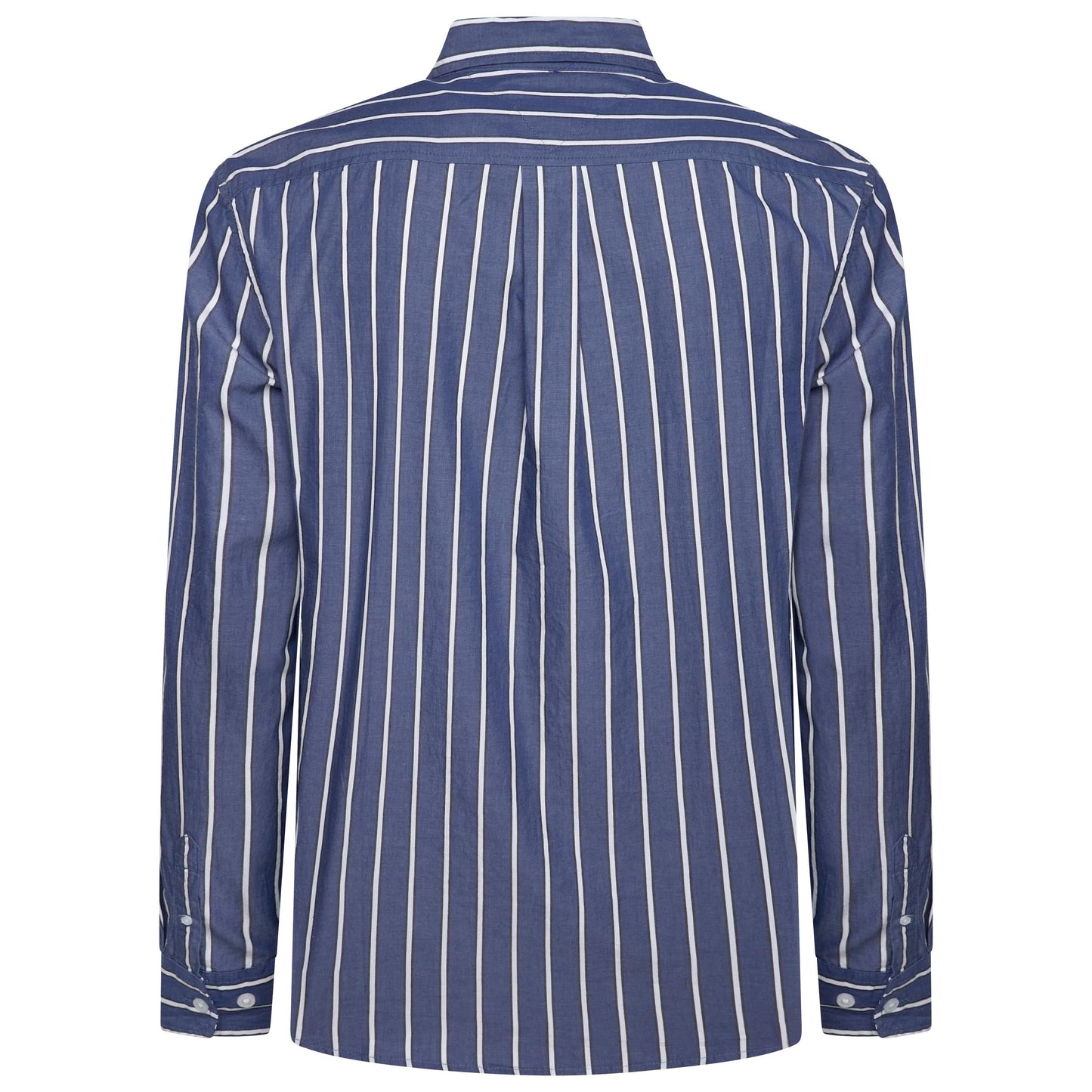 Tommy Hilfiger Men's Striped Fitted Shirt | Dark Blue & Light Blue