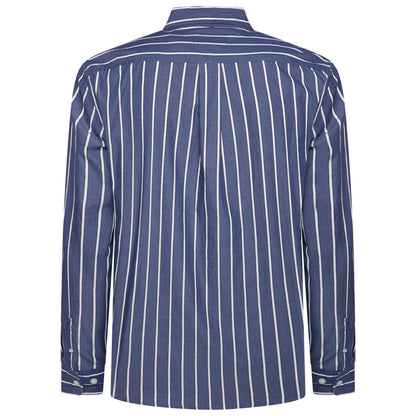 Tommy Hilfiger Men's Striped Fitted Shirt | Dark Blue & Light Blue