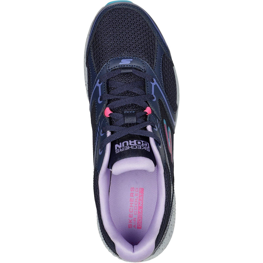 Skechers (GAR28285) Women's GO RUN Consistent - Vivid Horizon Trainer in Navy/Lavender 3 to 8