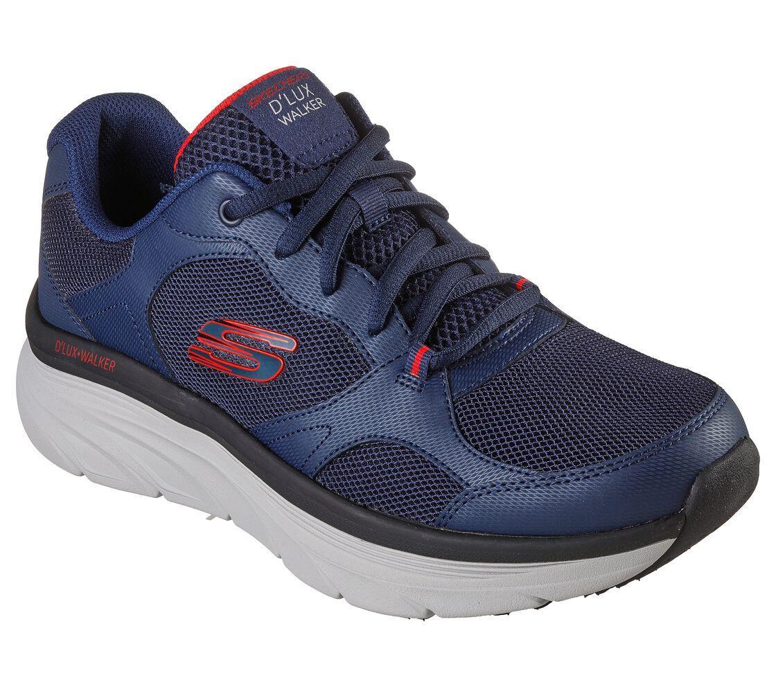 Skechers Men's Relaxed Fit D'Lux Walker - Mainstream in Navy Size UK6  to UK13