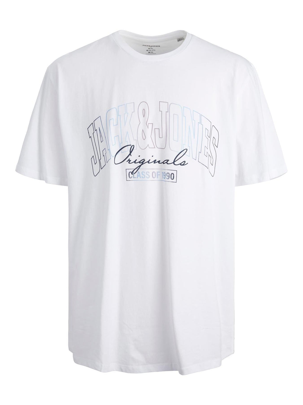 Jack & Jones Plus Size Men's Original Short Sleeve Crew Neck Tee in Size 1XL-6XL, 2 Colours