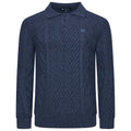 Crew Clothing Company Men's Cable Knit Button Neck Jumper 6 Colours XS–3XL