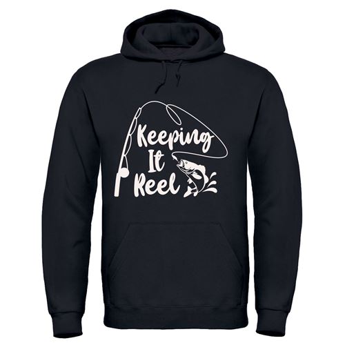 Keeping It Reel” Graphic Print Unisex Hoodie