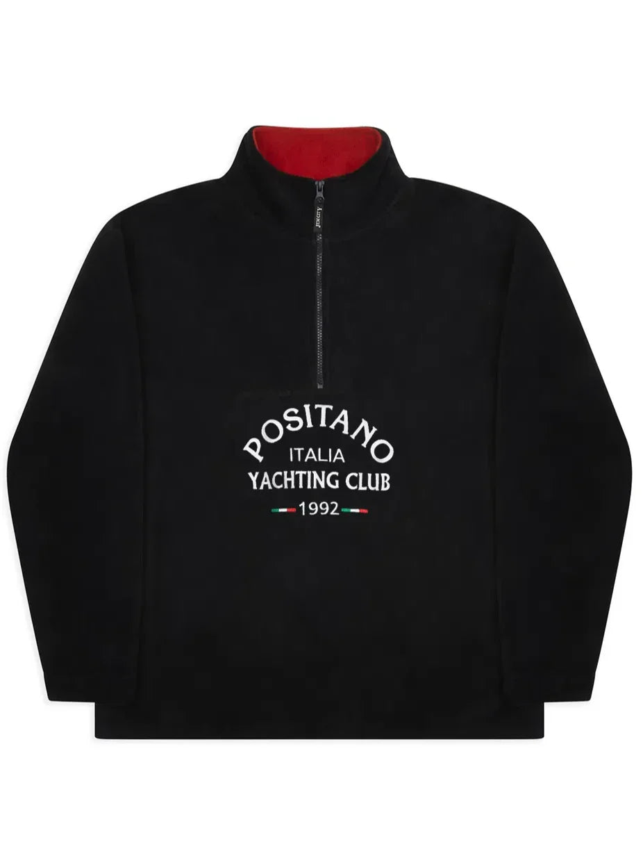 Mens Positano Yacht Fleece Jumper Black