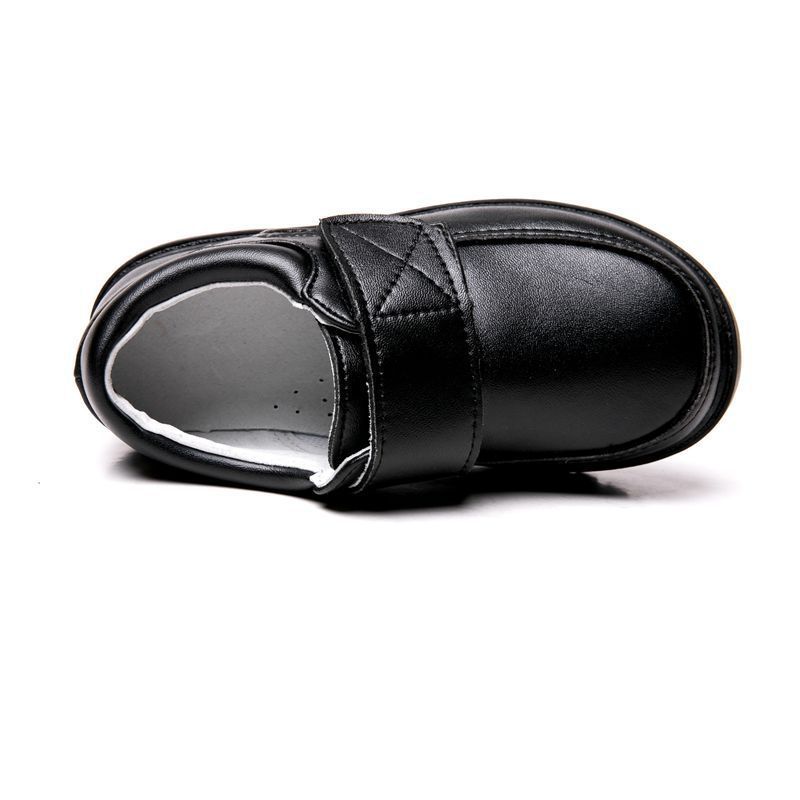 Boys Black British Leather Shoes