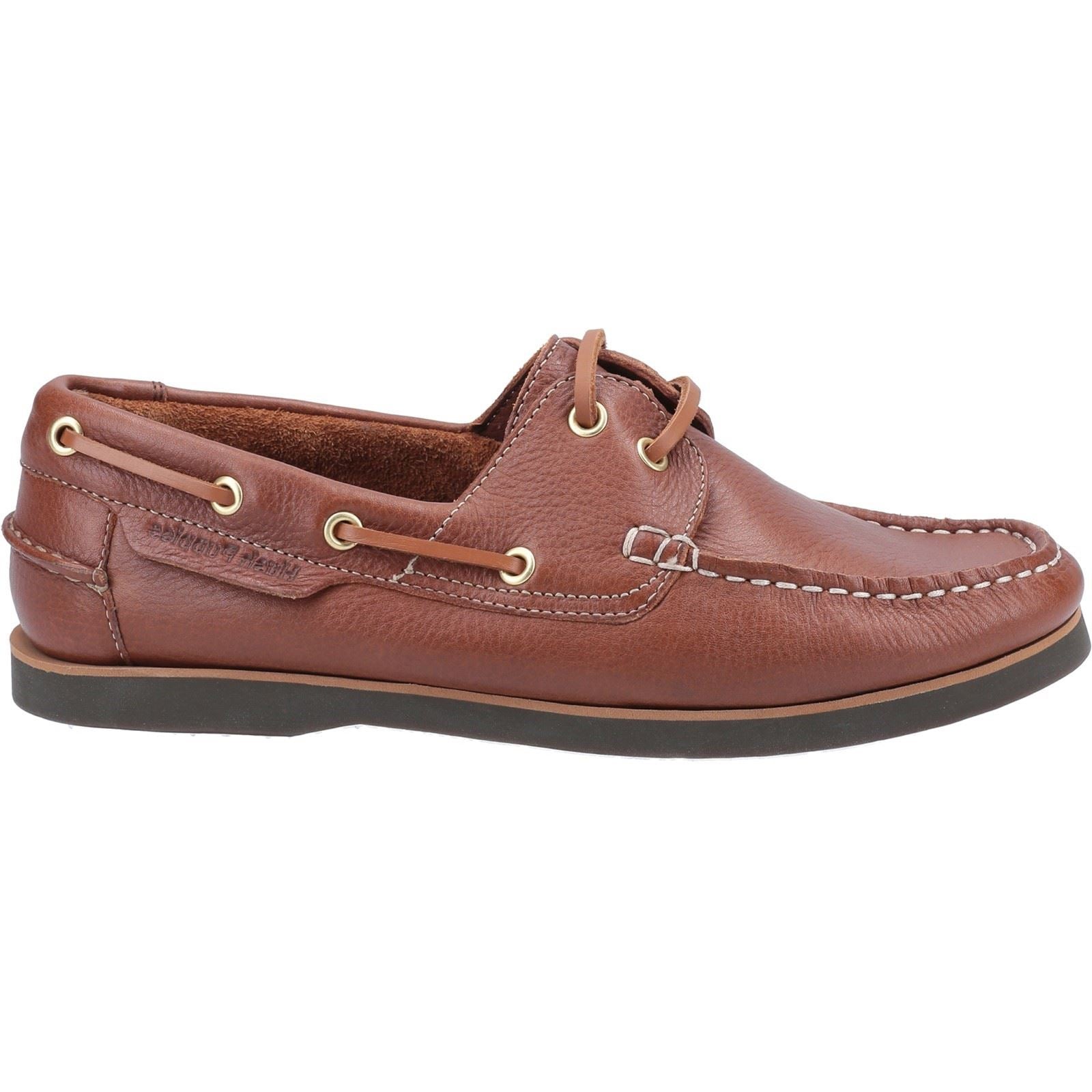 Hush Puppies Hattie Laces Ladies Shoes in Tan