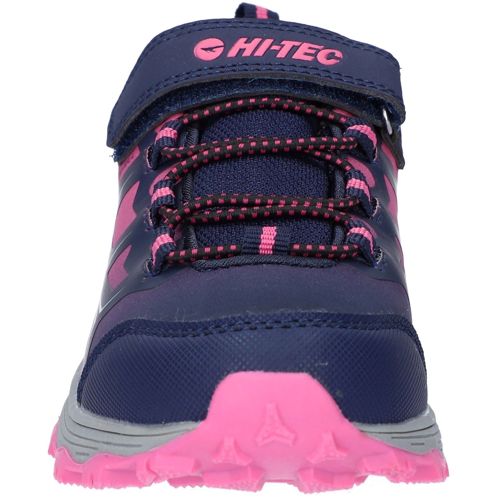 Hi-Tec Girl's Scooby Low WP Jr Hiking Boots in Naval Academy/Azalea Pink 1 to 13