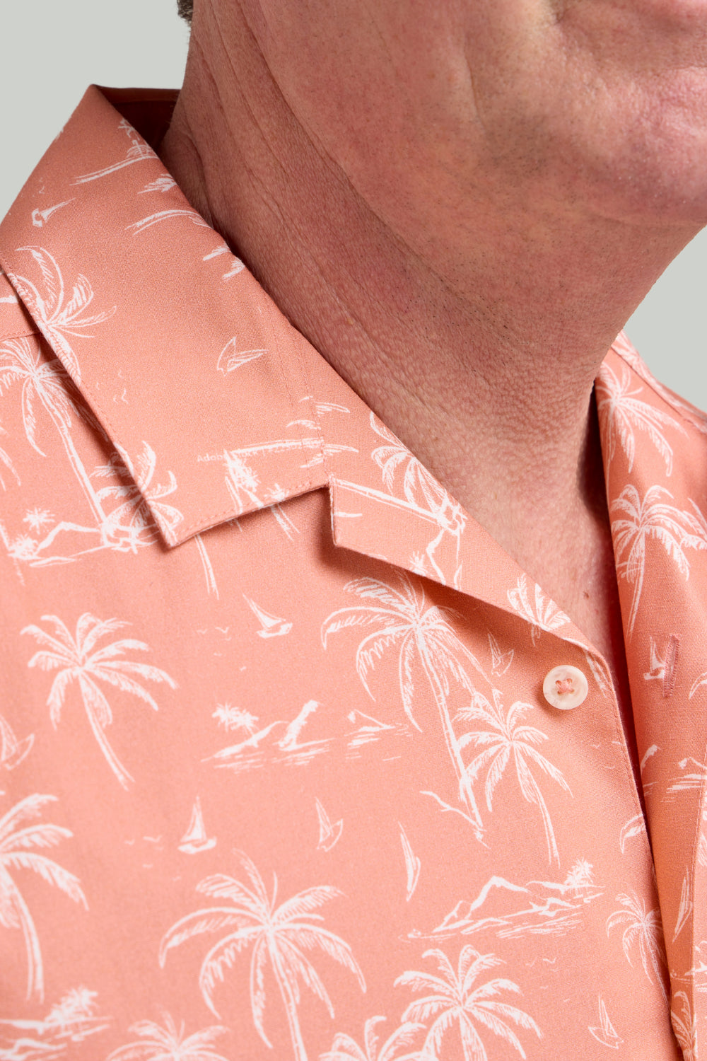 Double TWO Palm Tree Print Short Sleeve Shirt For Men in 2 Colours, M-5XL