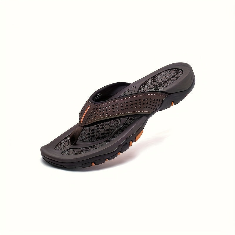 Vintage Fashion Outdoor Men'S Plus Size Round Toe Casual Slides