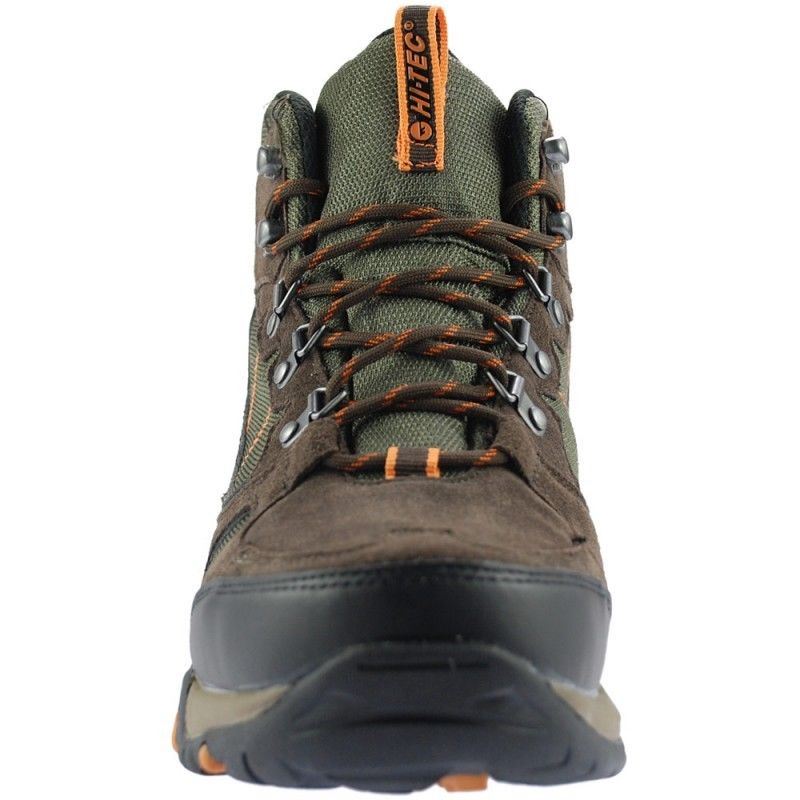 Hi-Tec Mens Wide Fit Waterproof Hiking Boots in Dark Taupe