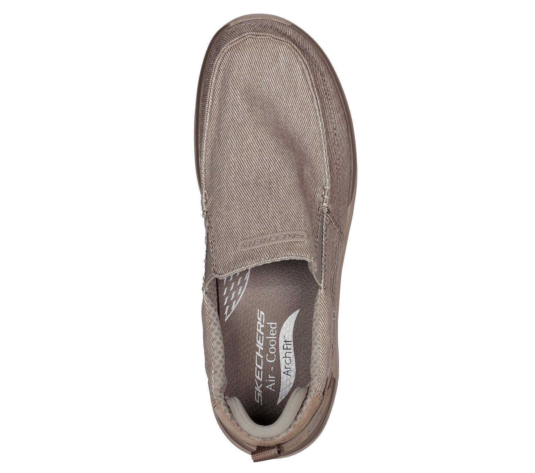 Skechers (GAR204605) Slip On Mens Arch Fit Melo Port Bow Shoes in UK 6 to 12