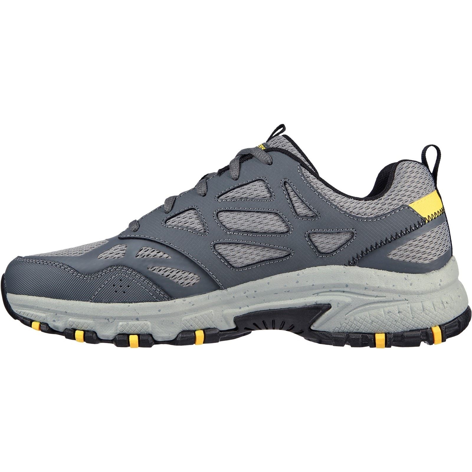 Skechers (GAR237265) Men's Hillcrest Shoe in Charcoal/Black 6 to 12