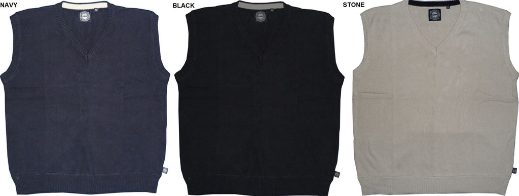 KAM Premium Cotton Sleeve Less V Neck Jumper/Tank Top