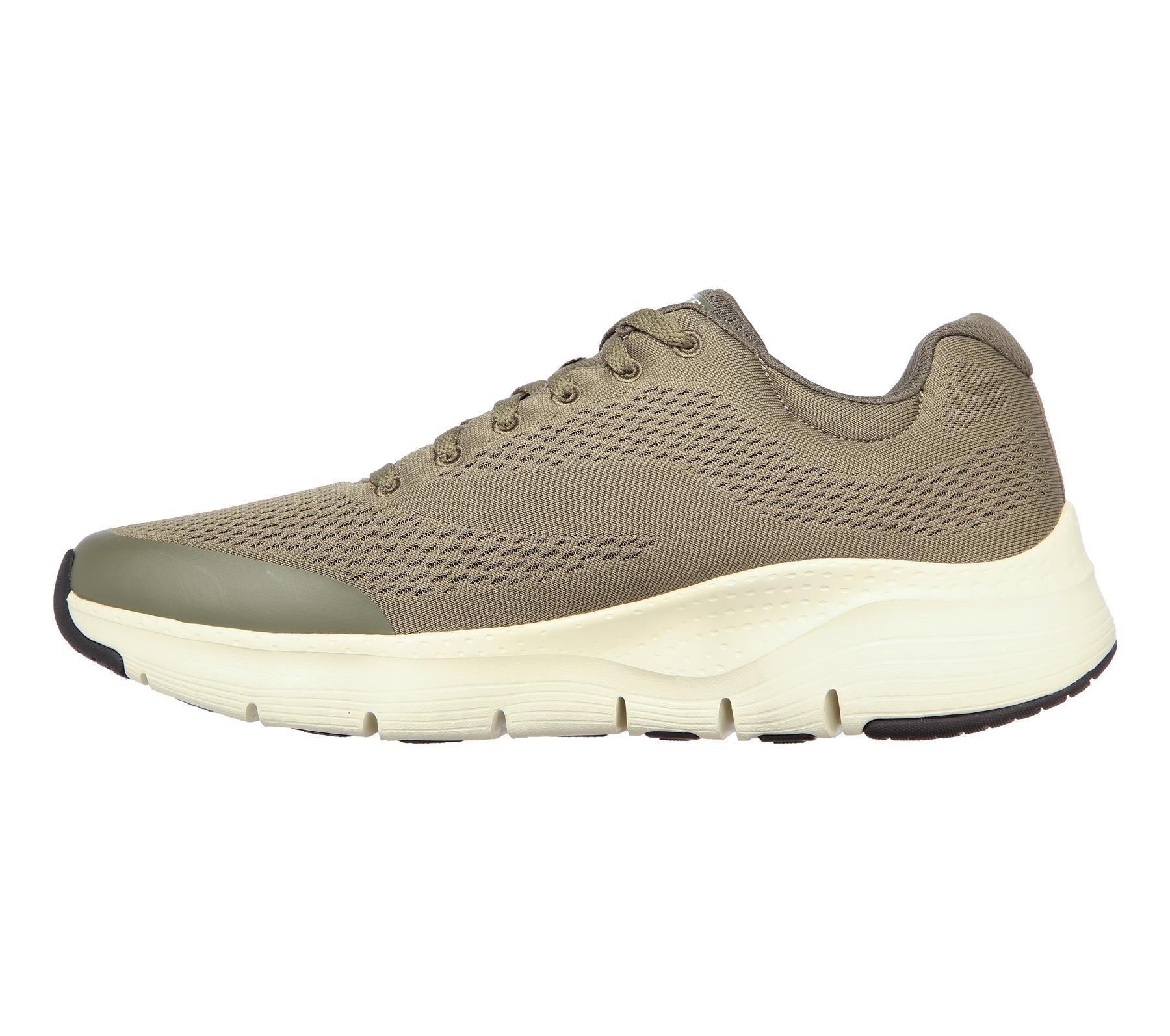 Skechers Arch Fit Walking Sports Shoes In Olive Upto Size UK 6 to UK 13