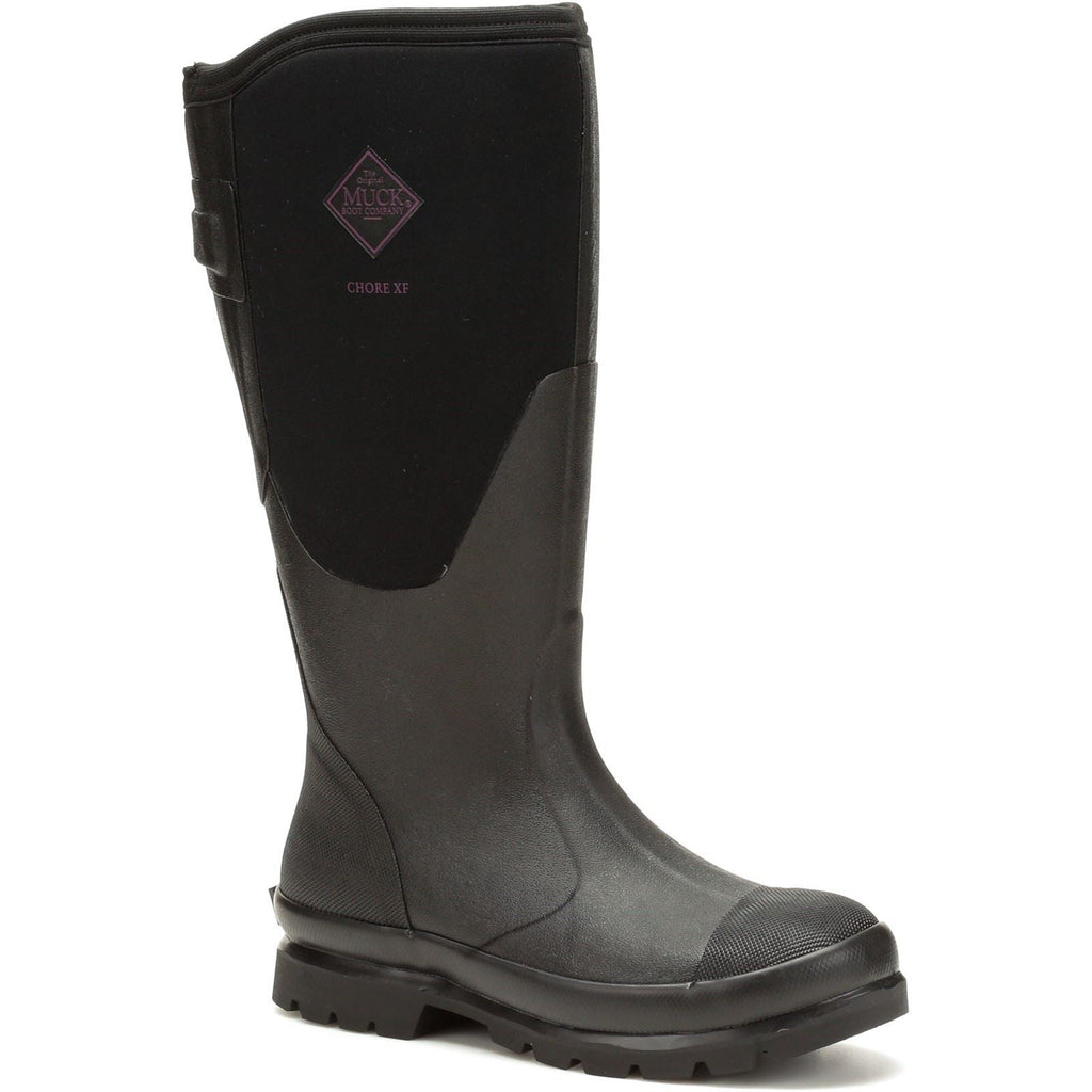 Muck Boots Women's Chore Adjustable Tall Boot in Black 1 to 7