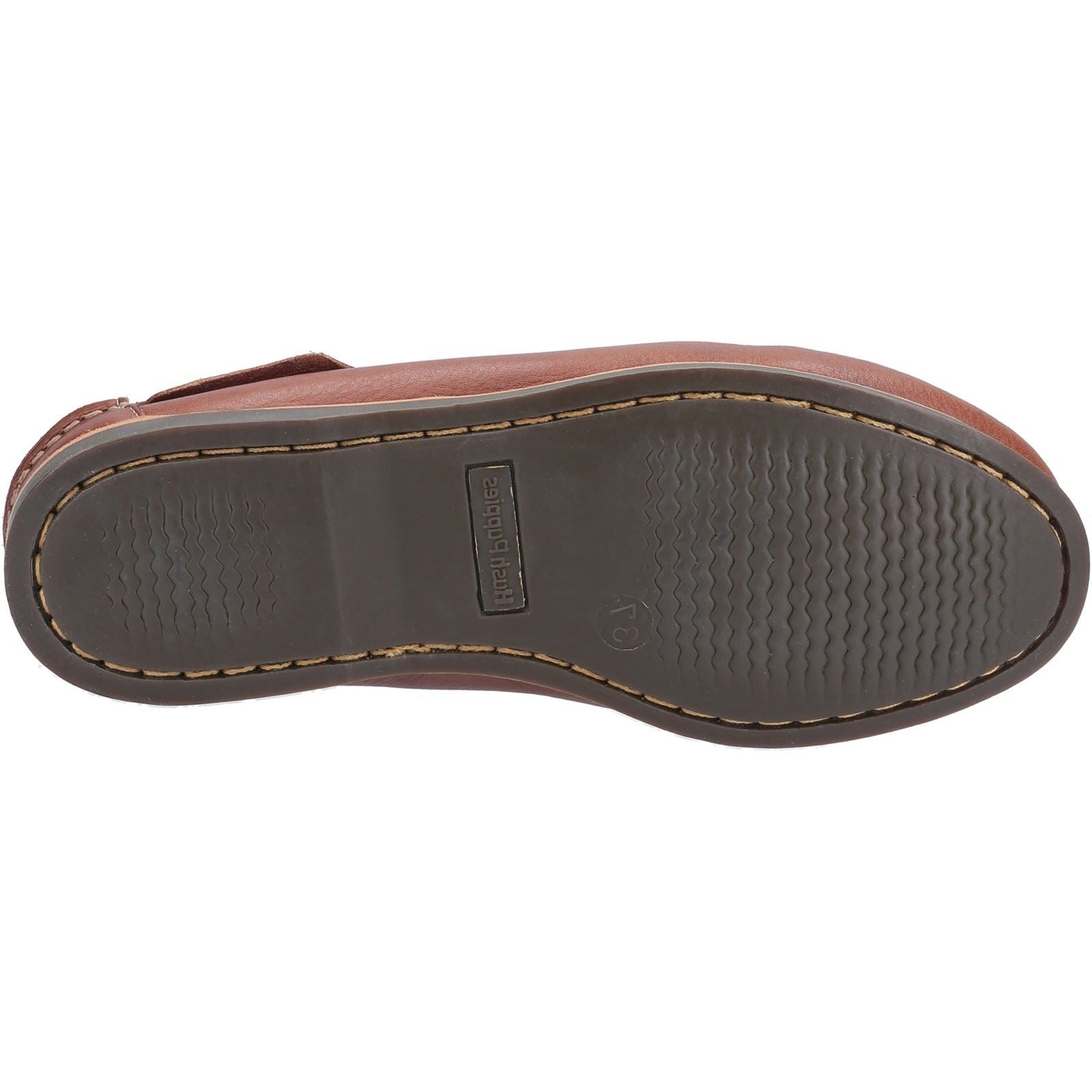 Hush Puppies Hattie Laces Ladies Shoes in Tan