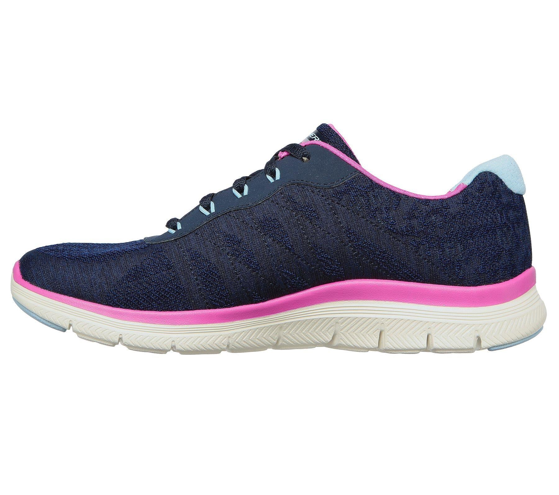 Skechers (GAR149570) Ladies Sports Flex Appeal 4.0 Fresh Move Shoes in UK 3 to 8