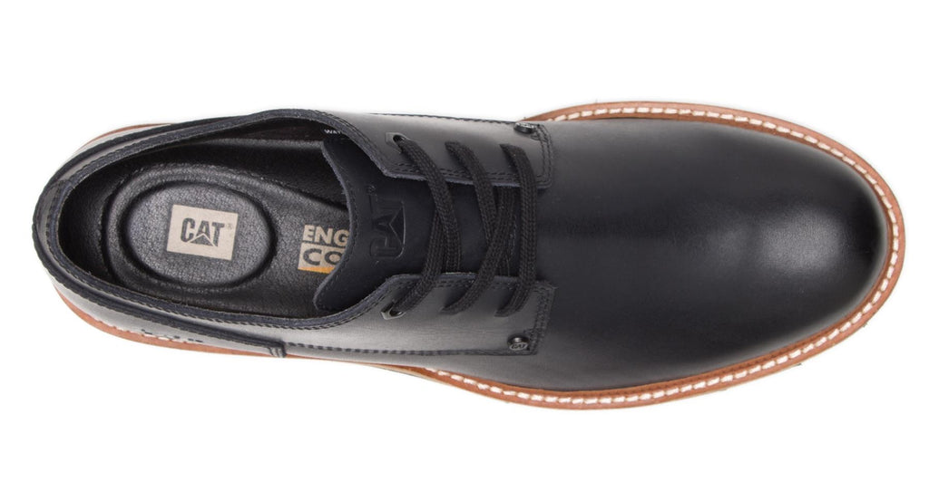 CAT Mens Wide Fit Water Proof Sleek Full Grain Robust Leather Shoes (51st Street)