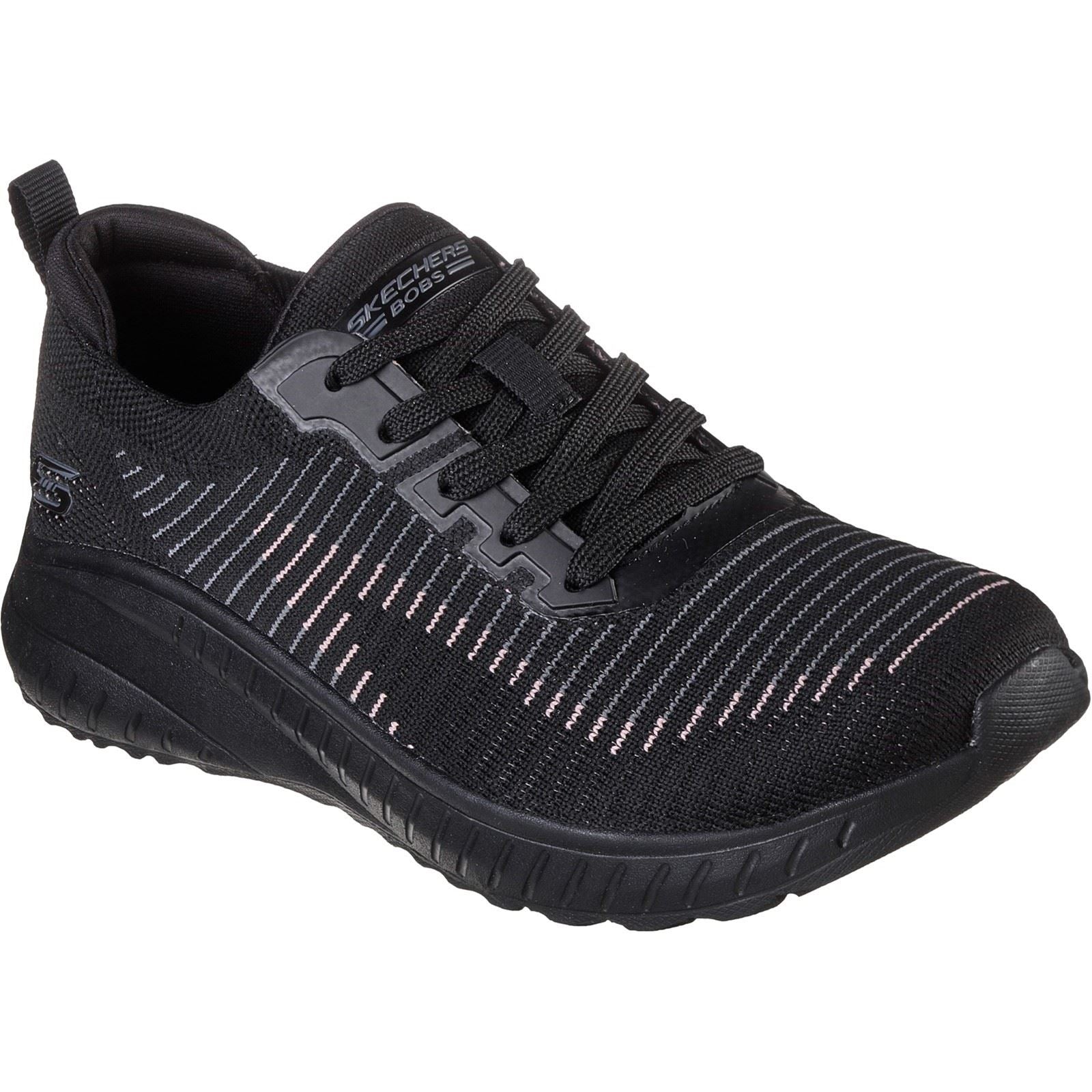 Skechers (GAR117207) Ladies Sports Bobs Squad Chao in UK 3 to 8