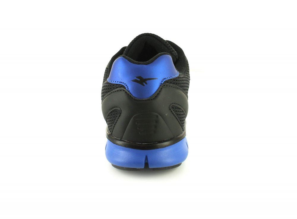 GOLA LIGHT WEIGHT RELAXED FIT BREATHABLE RUNNING TRAINERS IN BLACK/BLUE IN SIZE UK7 TO UK15