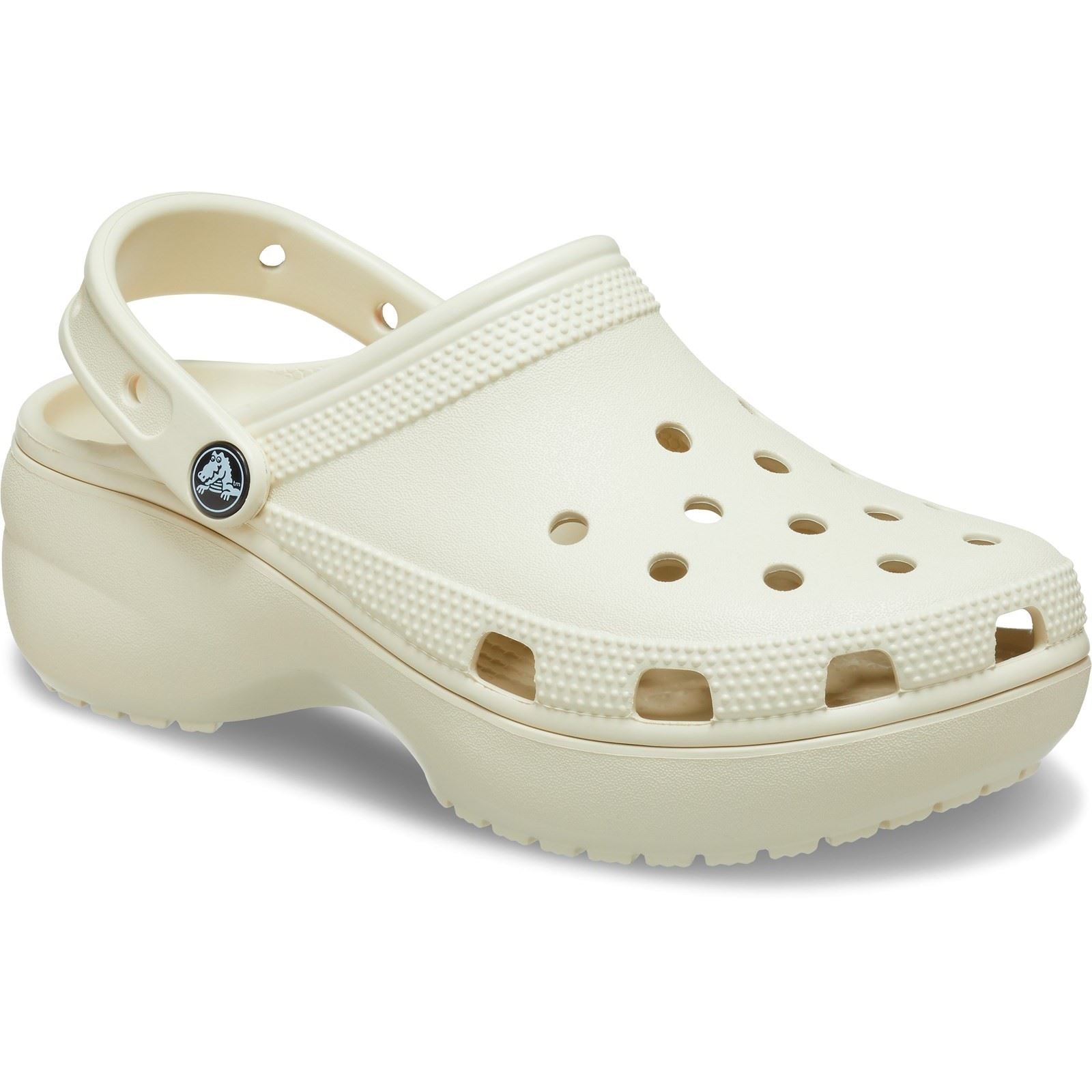 Crocs Women's Classic Platform Clog in 5 Colours, Sizes 3 to 9
