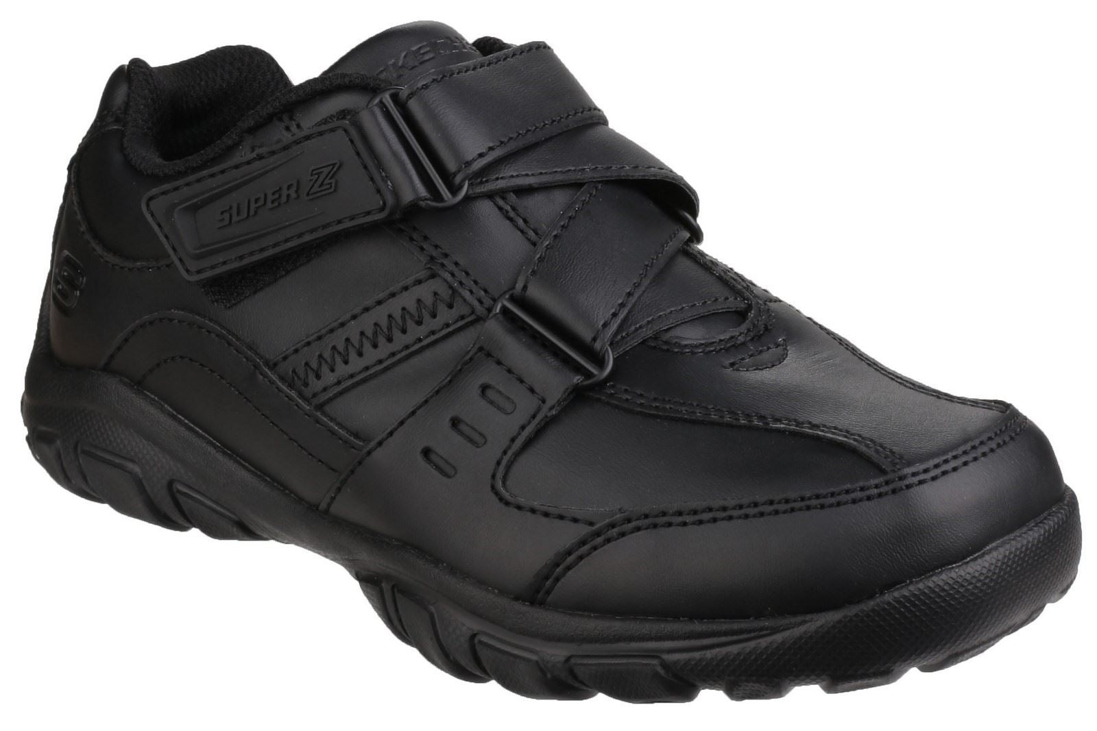 Skechers Grambler Zeem School Shoe Boys BTS in Black