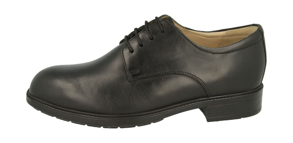 DB's Mens Wide Fit (2V) Formal Lace Up Shoes (Finsbury) in Black 7, 8, 14,