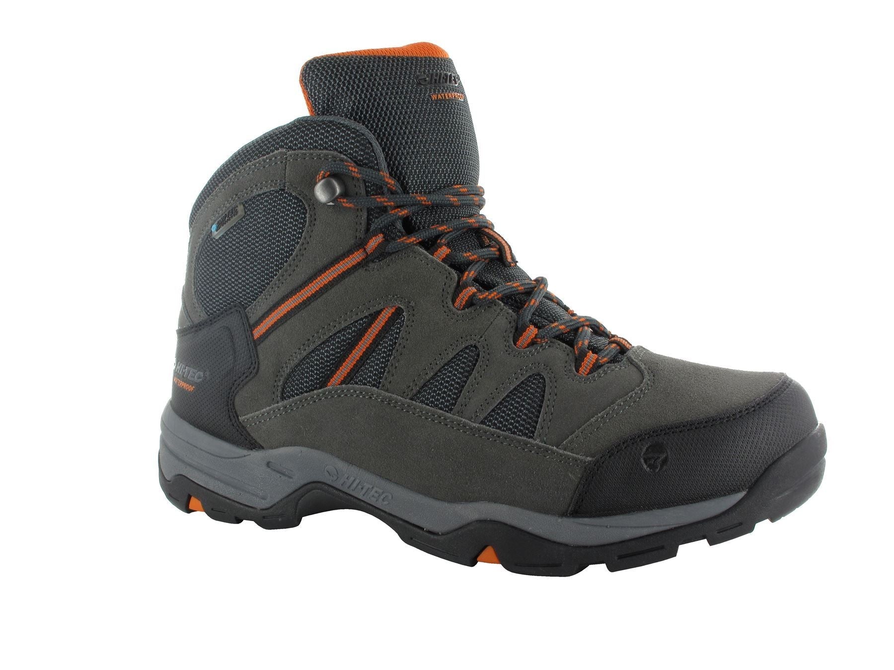 Hi Tec Bandera II Water Proof Mens Boots in Charcoal/Graphite/Burnt Orange