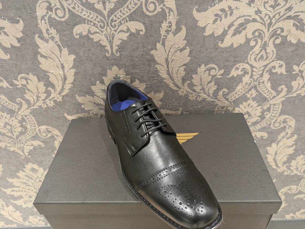 Roberto Giovani ETON Shoe For Men in Black, 7 to 14 Sizes