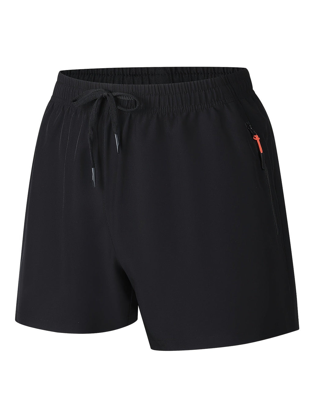 3-Pack Men's Summer Casual Shorts - Elastic Waist with Drawstring, Solid Color, Non-Stretch Woven Fabric, Regular Fit