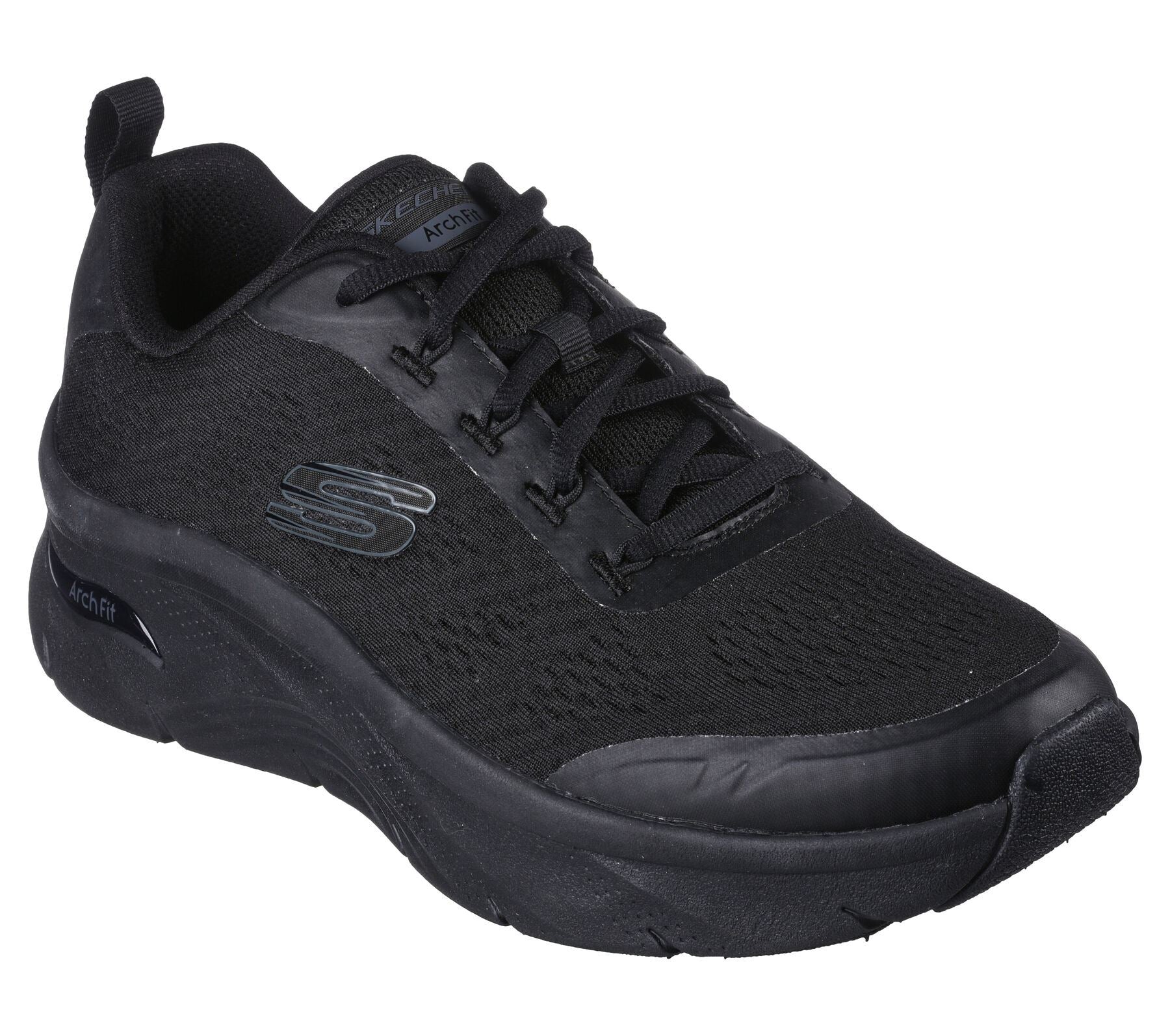 Skechers Men's Relaxed Fit: Arch Fit D'Lux - Sumner Shoes in Black, Sizes 10 to 12