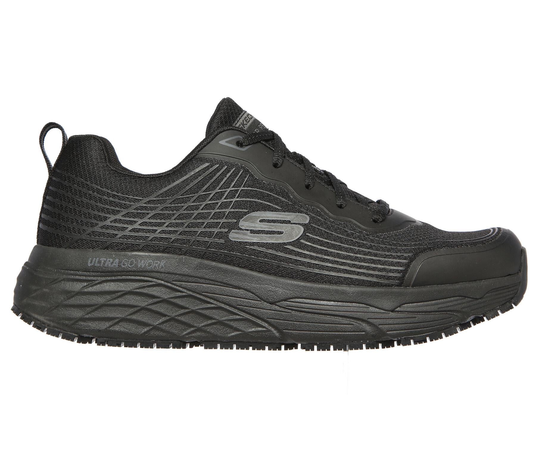 Skechers (200021EC) Mens Occupational Footwear Skechers Work Relaxed Fit Black 8 to 12