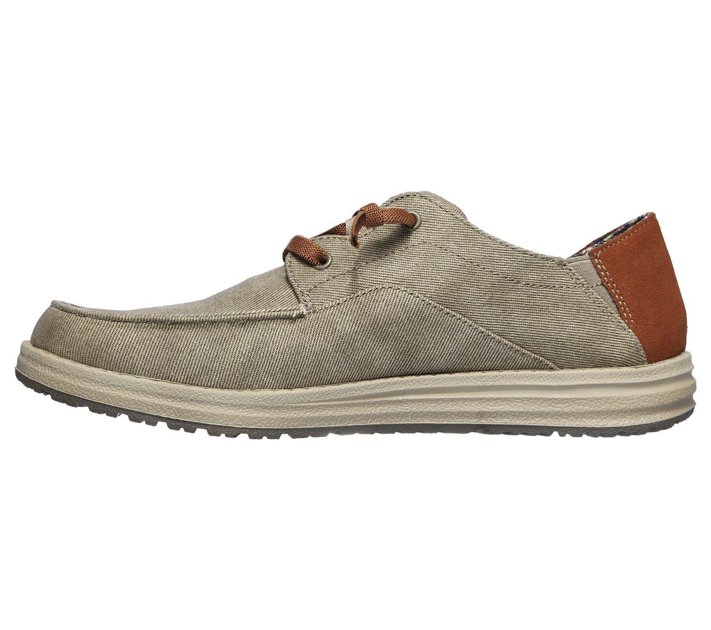 Skechers (210116) Men's Relaxed Fit: Melson - Planon Canvas Shoes in 2 Colours 8 to 13