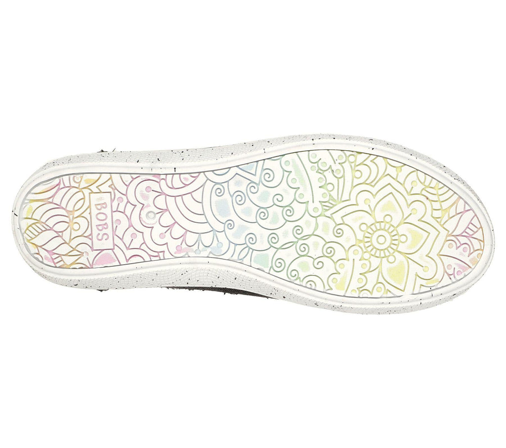 Skechers (GAR113537) Canvas Ladies Summer Bobs B Cute Clean Life Shoes in UK 3 to 8