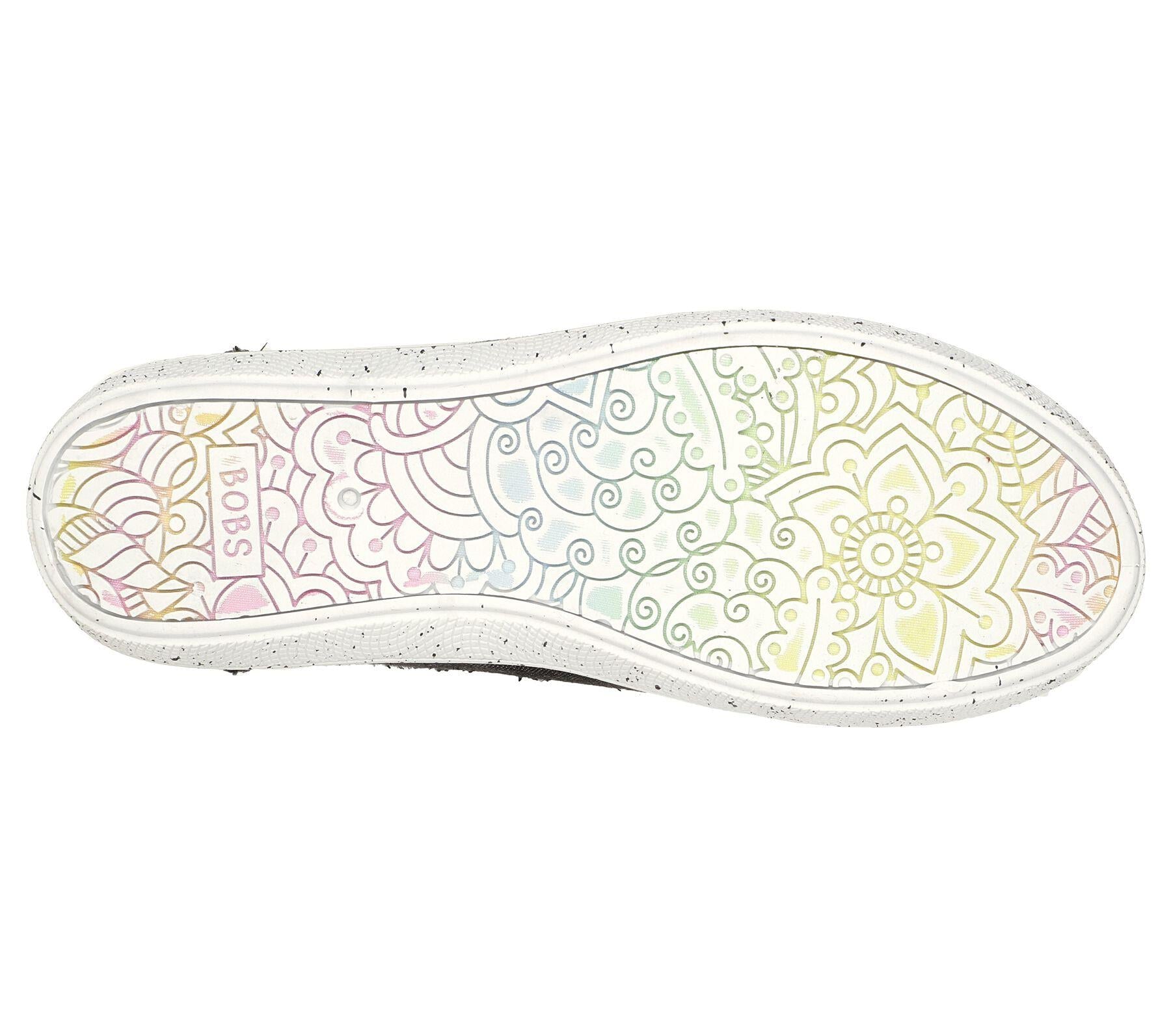 Skechers (GAR113537) Canvas Ladies Summer Bobs B Cute Clean Life Shoes in UK 3 to 8