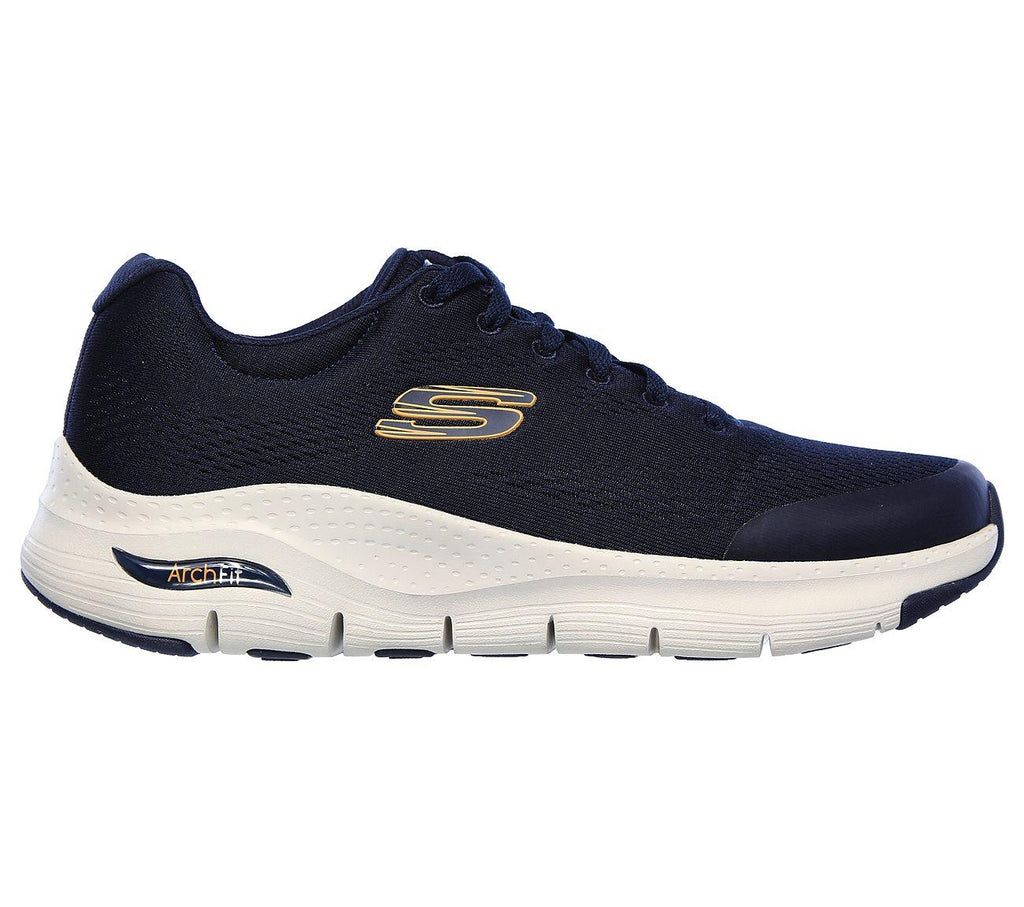 Skechers Arch Fit Walking Sports Shoes In Navy Upto Size UK 6 to UK 13