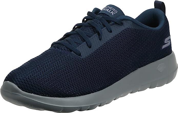 Skechers Men's Go Walk 6 Max Effort Shoes in Navy Grey