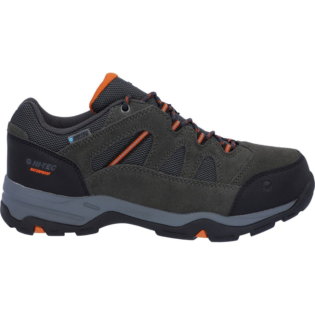 Hi-Tec Men's Bandera II Low Waterproof Walking Shoes in Charcoal/Graphite 6 to 16