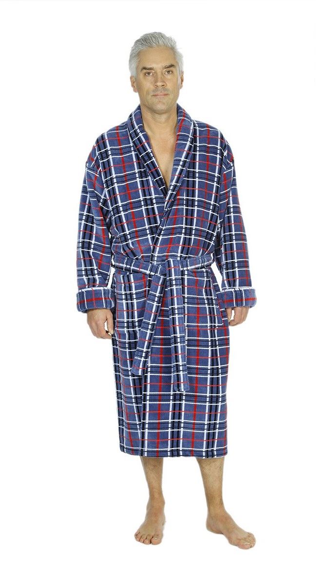 Mens Luxury Premium Egyptian Cotton 400 gsm Velour Gowns