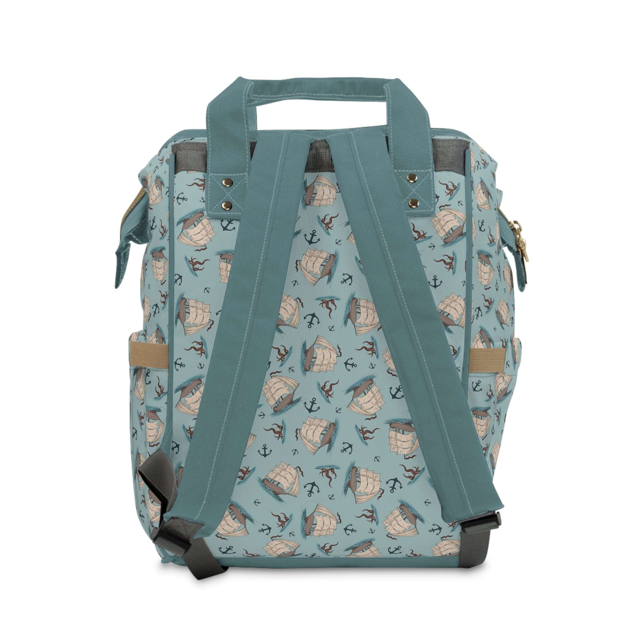 Captain’s Carryall Baby Changing Bag | Nautical Blue Nappy Bag