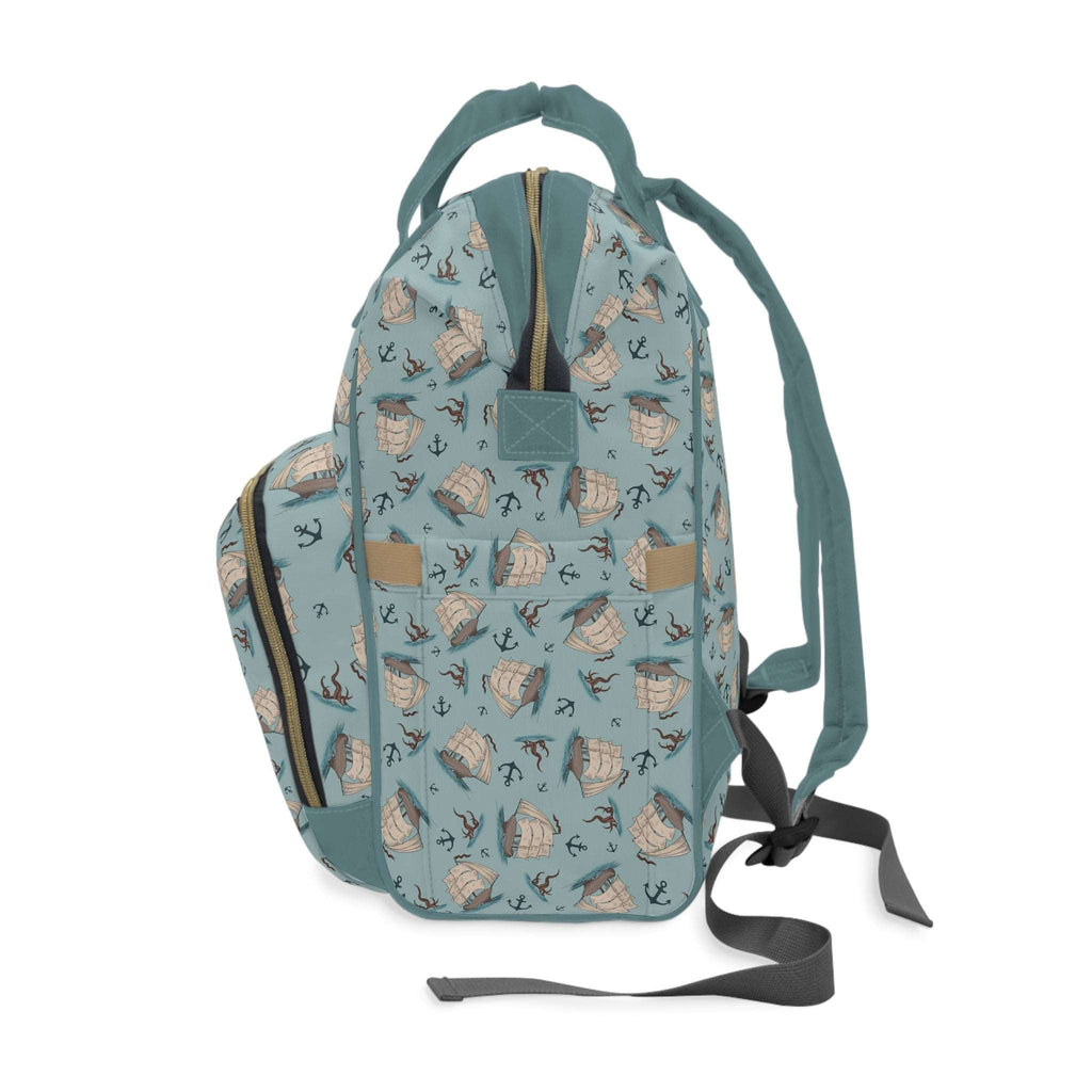 Captain’s Carryall Baby Changing Bag | Nautical Blue Nappy Bag