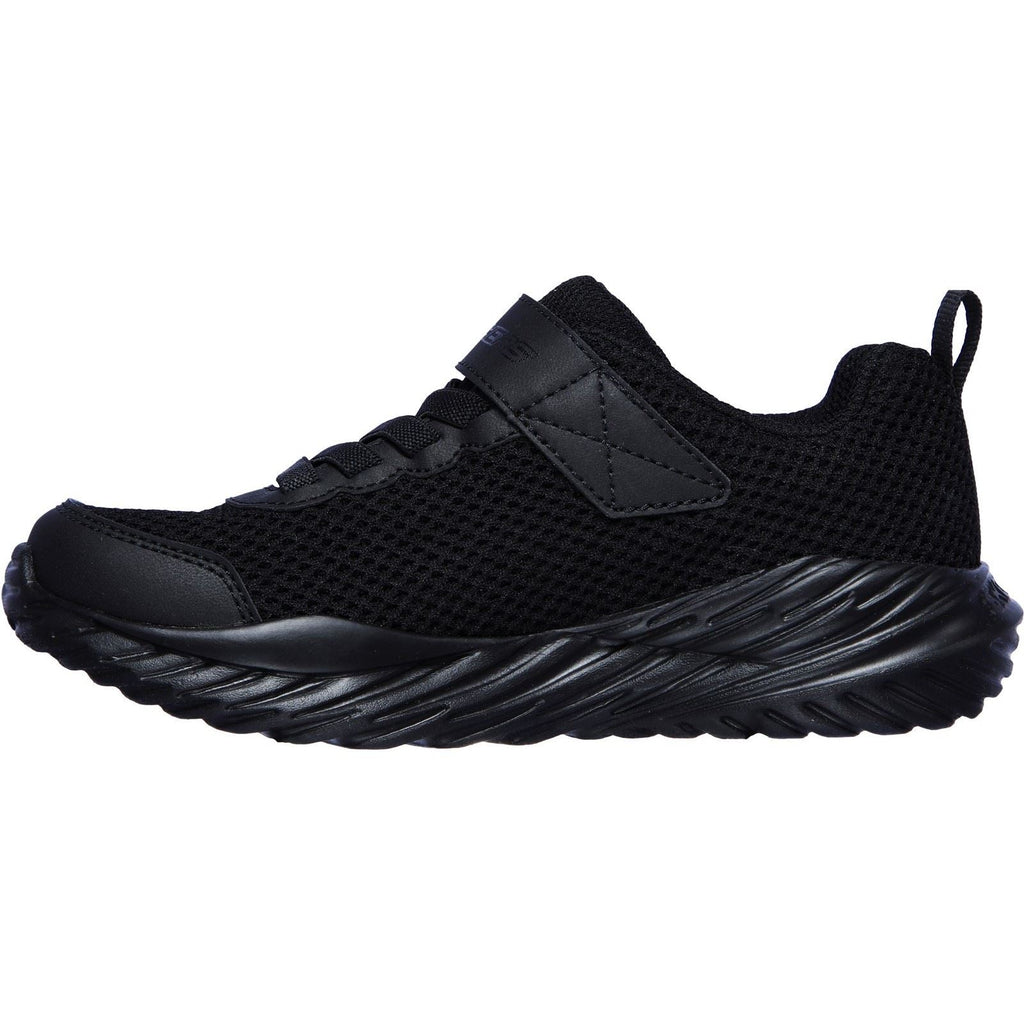 Skechers Boys Trainer - Nitro Sprint Krodon Sports in Black - 1-13.5 - GAR400083L
