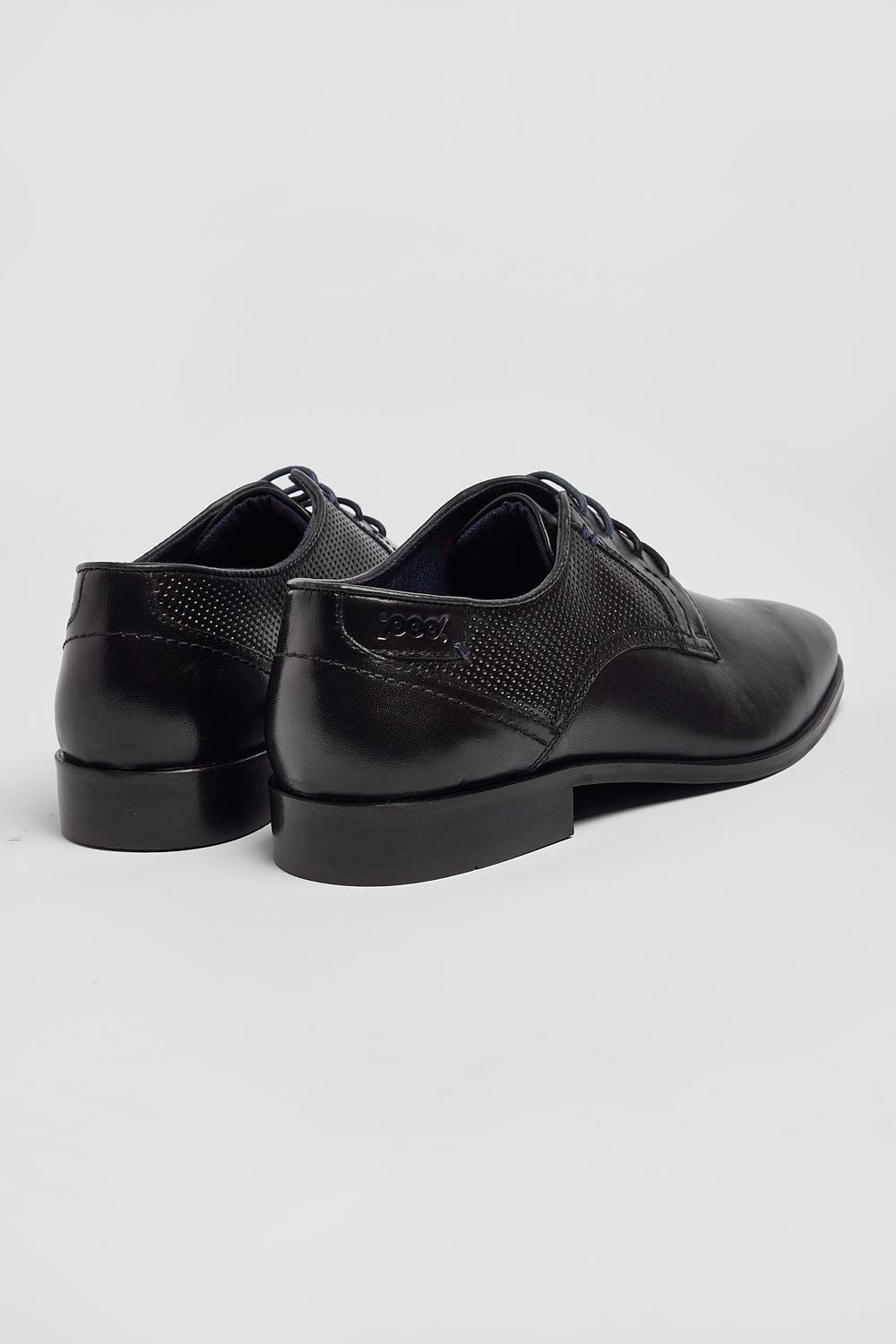 POD Denver Leather Shoes for Mens in Black, 6 to 15