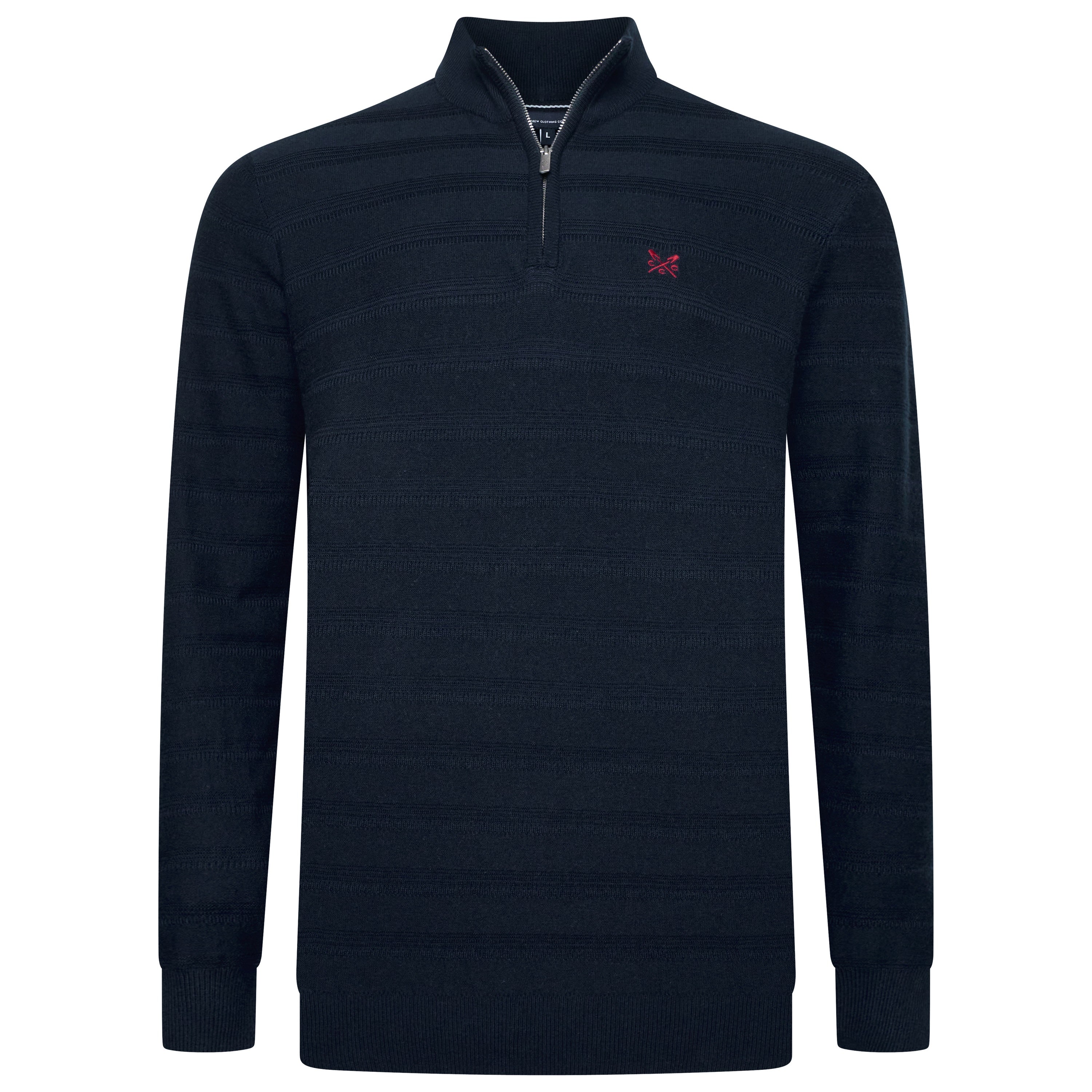 Crew Mens Company Cashmere & Silk Blend Quarter Zip Jumper