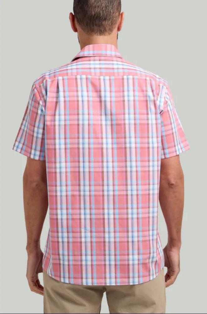 Double TWO Classic Check Short Sleeve Shirt For Men in 2 Colours, M-5XL