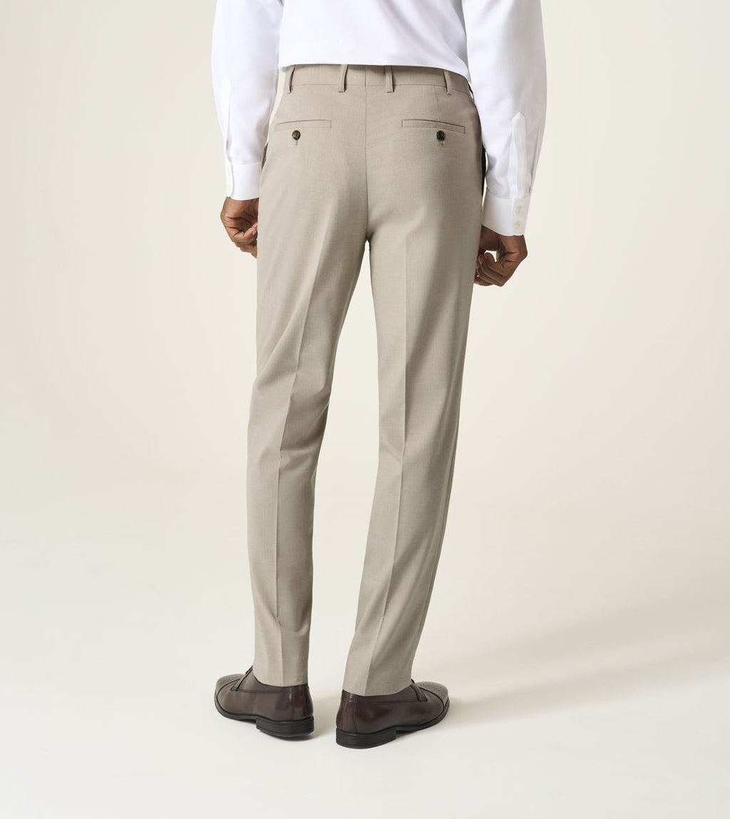 Skopes Caspian Suit Tailored Fit Trouser For Men ins Stone Beige, 30W-58W