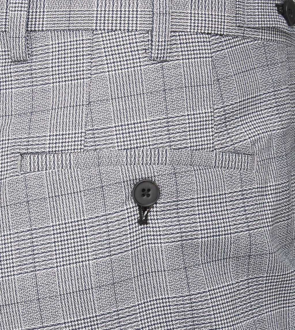 Skopes Men's Anello Check Tapered Fit Suit Trouser in Grey Waist 30 to 38