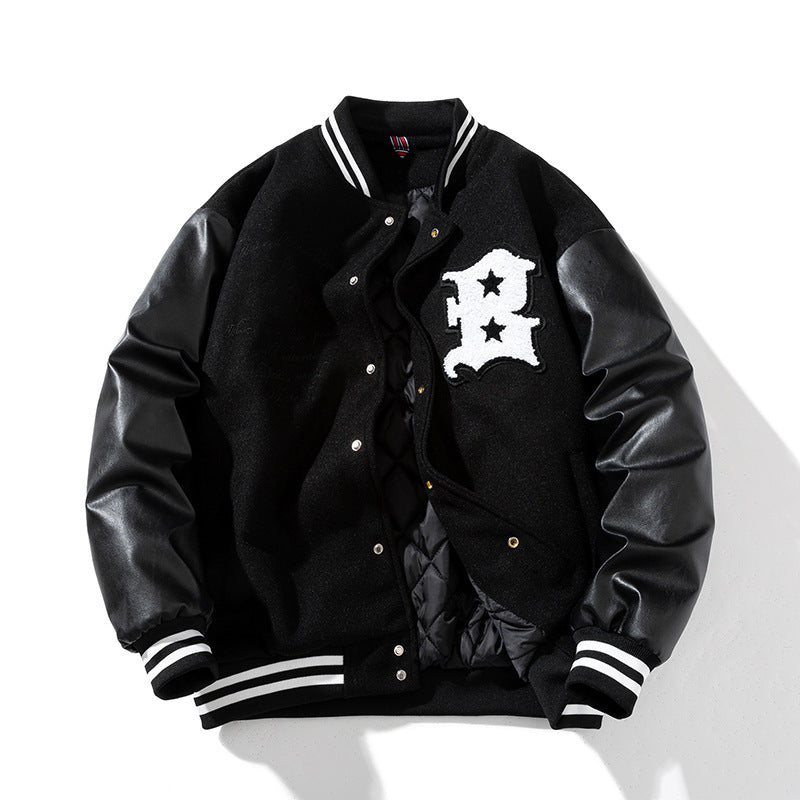 Bomber Jacket – Cotton-Padded Thickened Woolen Coat